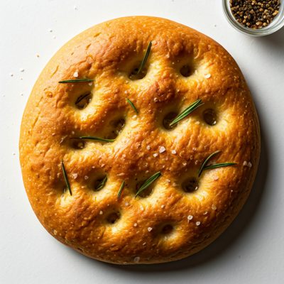 Focaccia d'oliva i romaní